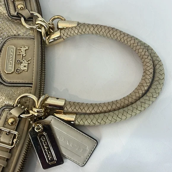 Coach Madison Lindsey Ltd Ed Python Embossed Purse - Picture 14 of 17